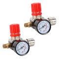 TWEXQNY 2X 1/4 Inch Pressure Reducer, EU Standard Pressure Regulator.
