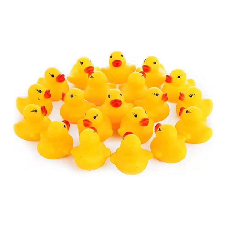 Rubber Duck Soft Toy Set - Yellow 8pc - Toy - Teddy Bear - Toy