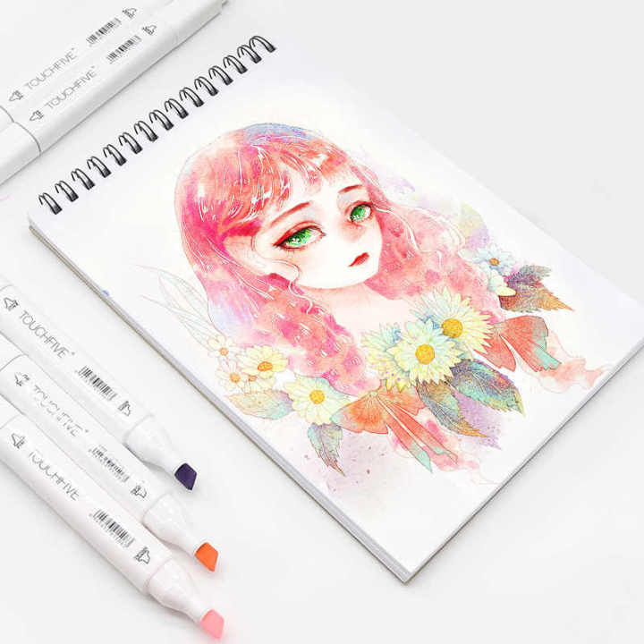 Deli%20E70803-12%20Dual%20Tip%20Sketch%20Markers%20%E2%80%93%2012%20Colors,%20Brush%20&%20Chisel%20Tip%20Art%20Markers%20for%20Painting,%20Sketching,%20Calligraphy,%20Drawing%20&%20Coloring%20-%20Image%203