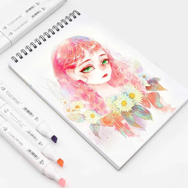 Deli%20E70803-24%20Dual%20Tip%20Sketch%20Markers%20%E2%80%93%2024%20Colors,%20Brush%20&%20Chisel%20Tip%20Art%20Markers%20for%20Painting,%20Sketching,%20Calligraphy,%20Drawing%20&%20Coloring%20-%20Image%202