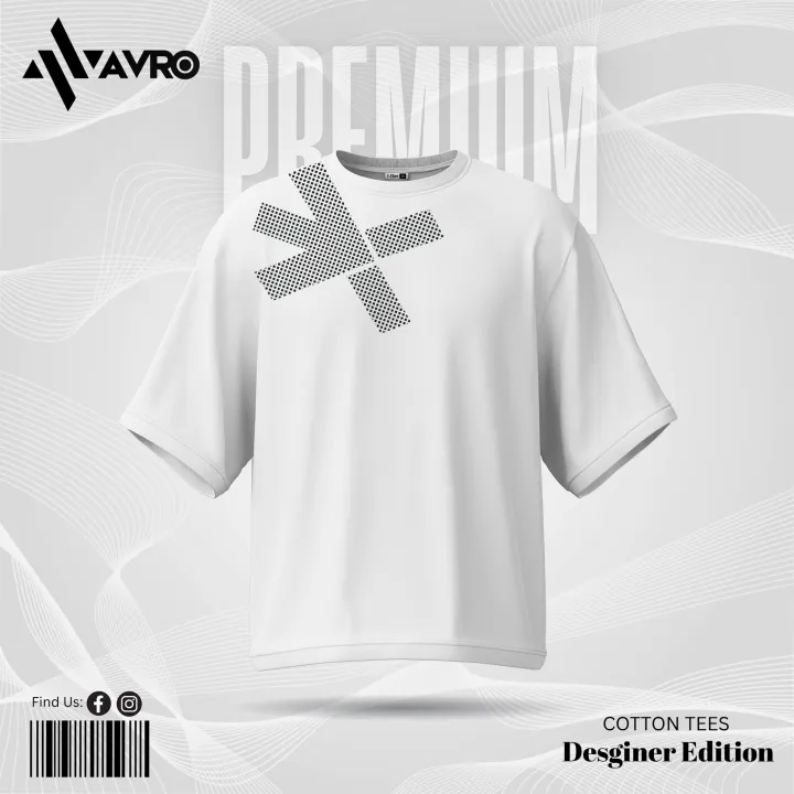 Avro%20Premium%20Men's%20Semi%20Drop%20Shoulder%20T%20shirt%20White%20Color%20-%20Cotton%20Fabric%20Soft%20&%20Comfortable%20-%20Tshirt%20For%20Men%20-%20Desginer%20Edition%20T#10%20-%20Image%202