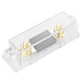 1 in 1 Fuse Box Transparent Cover 100A Fuse Holder for Car Audio. 