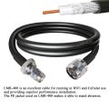 LMR400 Cable SMA Male to N Female LMR-400 Low Loss 50 Ohm Pigtail RF Coaxial Cable for 4G LTE Cellular Amplifier Cell Phone. 