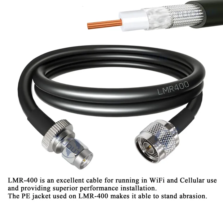 LMR400%20Cable%20SMA%20Male%20to%20N%20Female%20LMR-400%20Low%20Loss%2050%20Ohm%20Pigtail%20RF%20Coaxial%20Cable%20for%204G%20LTE%20Cellular%20Amplifier%20Cell%20Phone%20-%20Image%205