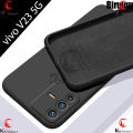 Silicone case For Vivo V23 5G / vivo S12 / Back Cover Simple Candy Color Square Edge Liquid Silicone Phone Case. 