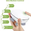 Smart Scalp Massager with Red Light - Electric, Portable, Waterproof Head Massager for Hair Growth. 