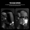 Cyberpunk Cosplay Mask Party Prop Airsoft Paintball CS Wargame Sports Mask Double Sided Anti-fog Lens Protective Gear. 