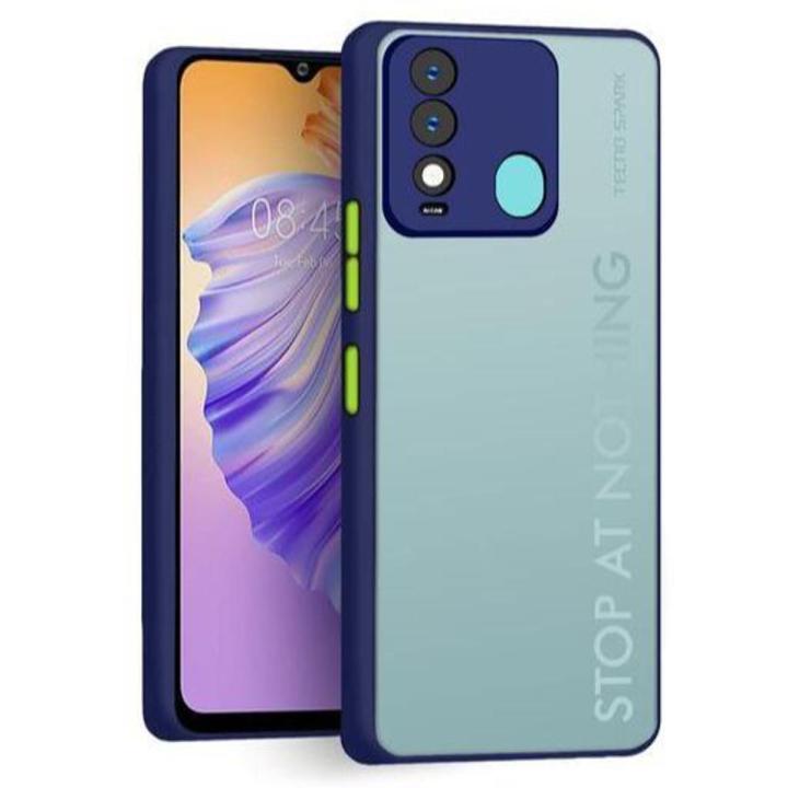 Tecno Spark 8 Matte Protective Smoke Case Matte Bumper Cover phone case Back cover Phone Cover