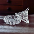 Nordic Style Mini Crystal Glass Jar with Lid - Decorative Storage.