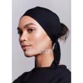 Hijab Inner Cap Black Muslim Wears Women. 