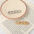 Clothes Positioning Pin Chic Hollow Chain Brooch for Stylish Clothing Decoration Anti-slip Wear-resistant Pin for Coat Pants Hat Scarf Fashionable Garment Jewelry Accessory Sweater Brooch Pin. 