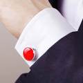 2x 2Pcs Cufflinks Dress Shirts Decor, Party Suit Clothes Decoration Wedding Delicate Button Rs Novelty Gifts Shirt Accessories. 