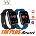Smart Watch D116 + PLUS Smart Bracelet Fitness Band Waterproof Smart Digital Watch.