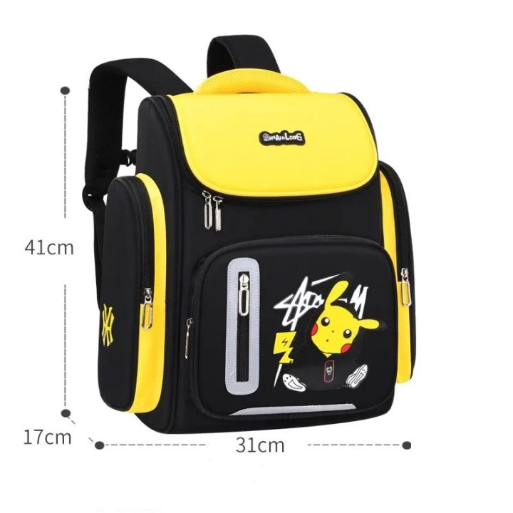 Pokemon%20Go%20Primary%20School%20Schoolbag%20Pikachu%20Boys%20Cartoon%20Children%20Backpack%20Space%20Schoolbag%20Reflective%20Waterproof%20Breathable%20Bag%20-%20Image%203