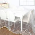 Various size clear plastic furniture cover sofa cover chair cover. 