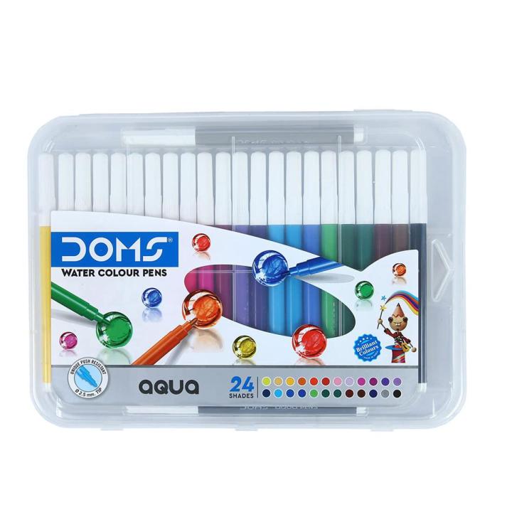 DOMS Aqua Water Colour Pen 24 Shades