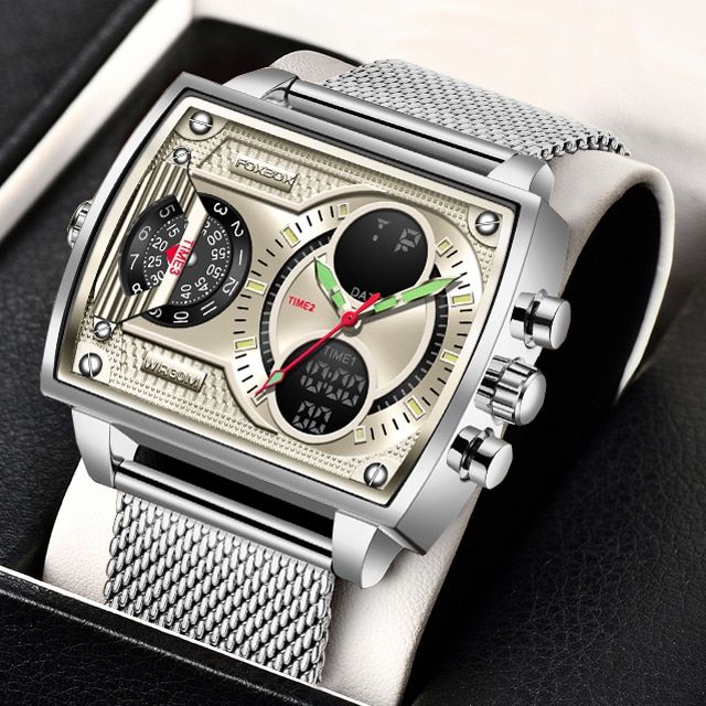 LIGE Watches For Men Luxury Gold Quartz Clock Sports Waterproof Steel Band Wrist Watch Quartz Clock Relogio Masculino