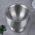 SKB Cookware SUS_304 Food Grade Heavy Stainless Steel Haman Dista | 12 CM 2.3 kg weight | 15 CM 2.75 kg Weight. 