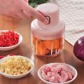 Electric Mini Garlic Chopper � Small Wireless Food Processor Portable Mini Garlic Choppers Blender Mincer Waterproof USB Charging For Ginger Onion Vegetable Meat Nut Chopper. 