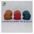 Flower tob 4 inch 4 pcs combo plastic pack flower pot/ Tub / Indoor Camellia Planter With Tray - 4 Pcs. Plastic flower tub camellia planter Gardening planter pot. 