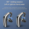 K20 wireless Bluetooth 5.0 universal hook earphones V9 sports business single ear headset handsfree headphone with mic cellphone.