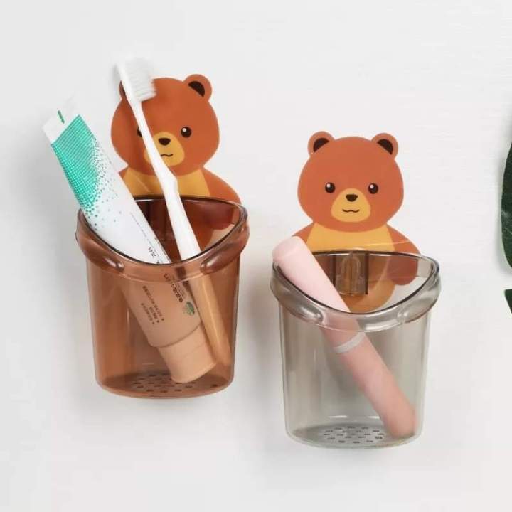 Toothbrush%20Holde%20Cute%20Bear%20Storage%20Rack%20Bathroom%20Accessories%20Set%20Toothpaste%20Holder%20Tooth%20Brush%20Stand%20Shelf%20Adhesive%20Wall%20Mounted%20-%20Image%205