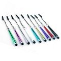 2 PC Mini Universal Capacitive Baseball 2 in 1 Stylus Touch Screen Pen for Smart Mobile Phones Tablets with Dust Plugs- Multicolor.