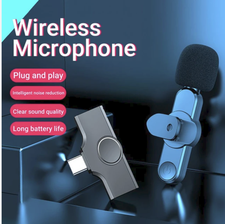 K9%20Wireless%20DuelProfessional%20Microphone%20Type-C%20Lapel%20Lavalier%20Microphone%20Remove%20Noise%20For%20Android%20Mobile%20Lindaa%20-%20Image%206