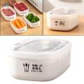 Fresh Food Storage Container Refrigerator Organizer Reusable for Meat Fruits White. 