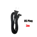 HY300 projector 1.2m 3m original extended power cord, AC cable extension , cable charging HY320 projector EU US AU UK Plug .