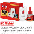 Mortein Mosquito Repellant Machine+Refill Combo Pack 45ml 100% Dengue Protection. 