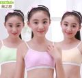 3pcs Cotton underwear kids Padded bra for girls. 