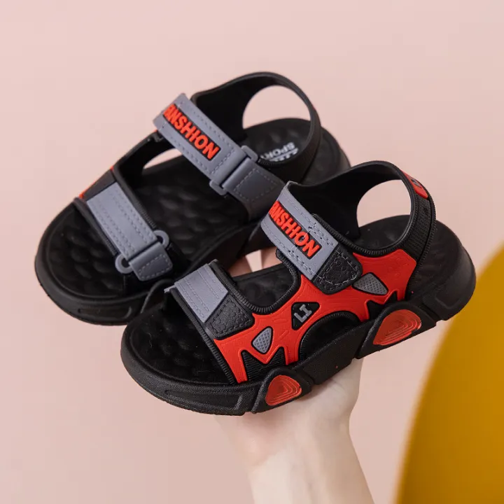 Home%20Summer%20New%20Leisure%20Primary%20School%20Students%20Soft%20Sole%20Beach%20Boys%20Small%20Children%20Middle%20and%20Big%20Children's%20Sandals%20-%20Image%204