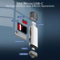 Olaf OTG Type C Micro sd card Reader type c to usb otg adapter 6 in 1 USB 3.0 TF card USB flash drive Type C Card reader. 