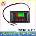 Battery Charge Level Indicator 12V-84V Lithium/Lead Acid Battery Capacity Meter Display Voltmeter. 