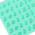 1Pc 66Cavities Cute Mini Fruit Silicone Mold Gummy Chocolate Ice Cube Tray Fruit Non-stick Jelly Cake Baking Decorating Tool. 