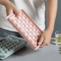 Round Ice Cube Tray With Storage Box Creative Quick Release Ice Cube Molds Party Bar Kitchen Square Container Cold Drink Set.