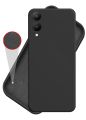 vivo Y28 Silicone Matte Flexible Soft Phone Case - Black - Phone Back Cover.