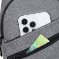 Multifunctional Chest Bag Men's Fashion Trend Oxford Cloth Shoulder Bag Crossbody Bag Casual Sports Chest Bag With Headset Hole.