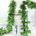 Artificial Ivy Leaves Greenery Garlands Hanging for Wedding Party Garden Wall Decoration. 