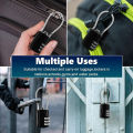3 Digit Combination Lock, Luggage Locks, Resettable 3 Digit Padlocks with Zinc Alloy Body for School Gym Locker. 