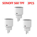 SONOFF S60 TPF EU Wifi Smart Plug 16A Current Smart Socket With Energy Monitoring Remote Control Timer Voice Control Smart Scene. 