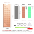 M.2 NVMe SSD Heat Sink Laptop SSD Radiator 0.8mm for M2 2280 Solid State Hard Disk Copper Heatsink with Thermal Pad. 