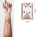 Waterproof stickers with lace tattoos and red brown stickers. 