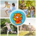 Flying Disk Toy Beach Flying Disk Cute Flying Disk Outdoor Garden Beach Game Outside Toy Cartoon Flying Disc For Kids Boys. 