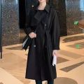 【Spot Goods24Hour Fly】British Style Mid-Length Trench Coat Beautiful All Match with LiningQ778. 