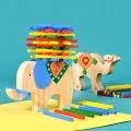 Educational toys balance beam balance camel balance large pile stack high stack parent-child toys building blocks factory wholesale.