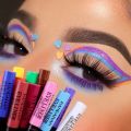 12 Colors Colorful Liquid Eyeliner Pen Waterproof Long Lasting No Blooming Eye Liner Quick Drying Matte Colored Eye Liner.