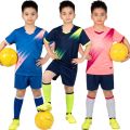 Kids Football Jersey tracksuit Child Soccer Sports Uniforms girls Play Ball Sportswear Kits vest children's football suit. 