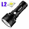 USB quad-core strong light super bright long-range LED searchlight.